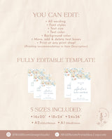 Baby Shower Welcome Sign | Floral Baby Shower Welcome Sign