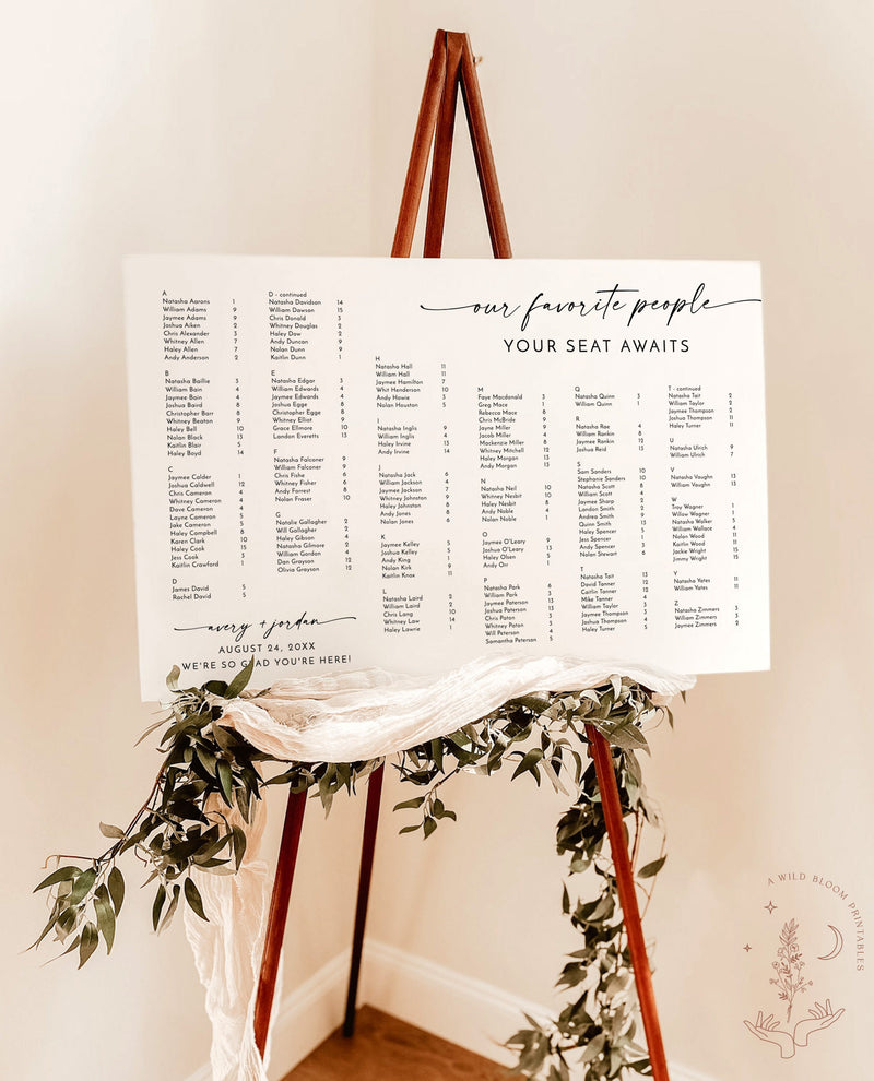 Minimalist Wedding Bundle Template | Wedding Sign Templates | Modern Minimalist Wedding Signs | Simple Wedding | Editable Template | M9