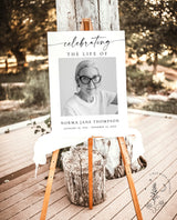 Funeral Memorial Sign | Celebration of Life