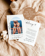 Bridesmaid Photo Card | Will You Be My Bridesmaid