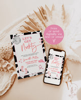 Disco Cowgirl Bachelorette Party Invite | Nashville Bachelorette