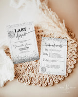 Last Disco Bachelorette Party Invite Template | Disco Ball Bachelorette