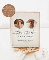 Wedding Favor Sign Template | Dog Treat Wedding Favors Sign