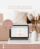 Baby Shower Invitation Template | Girl Baby Shower Invite Bundle