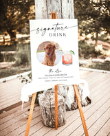 Signature Drinks Sign Template | Pet Signature Cocktail Sign