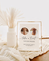 Wedding Favor Sign Template | Dog Treat Wedding Favors Sign
