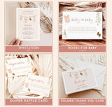 Boho Baby Shower Bundle | Girl Baby Shower Bundle