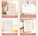 Boho Baby Shower Bundle | Girl Baby Shower Bundle