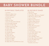 Boho Baby Shower Bundle | Girl Baby Shower Bundle