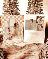 Photo Christmas Card Template | Minimalist Christmas Card