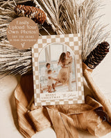 Photo Christmas Card Template | Minimalist Christmas Card