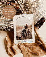 Photo Christmas Card Template | Minimalist Christmas Card