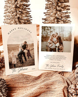 Photo Christmas Card Template | Minimalist Christmas Card