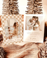 Photo Christmas Card Template | Minimalist Christmas Card