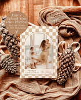 Photo Christmas Card Template | Minimalist Christmas Card