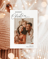 Photo Christmas Card Template | Arch Christmas Card