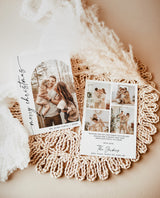 Photo Christmas Card Template | Boho Holiday Card