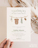 Boy Baby Shower Invitation Template | Boy Baby Shower