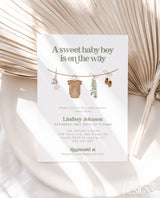 Boy Baby Shower Invitation Template | Boy Baby Shower