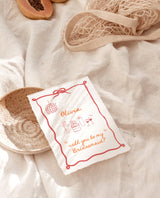 Bridesmaid Proposal Card Template | Will You Be My Bridesmaid
