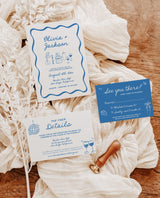 Wedding Invitation Template | Hand Drawn Illustrations