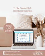 Bridesmaid Proposal Card Template | Will You Be My Bridesmaid