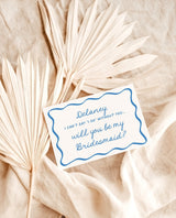 Bridesmaid Proposal Card Template | Will You Be My Bridesmaid