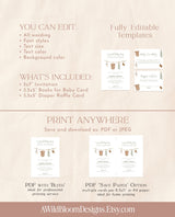 Boy Baby Shower Invitation Template | Sage Green Baby Invite