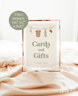 Cards and Gifts Sign Template | Baby Shower Cards and Gifts