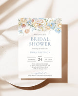 Bridal Shower Invitation Template | Wildflower Bridal Shower Invite