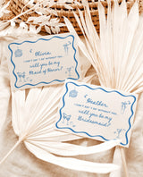 Bridesmaid Proposal Card Template | Will You Be My Bridesmaid