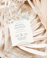 Bridal Shower Invitation Template | Wildflower Bridal Shower Invite