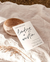 Minimalist Save the Date Template | Simple Save the Date Invite